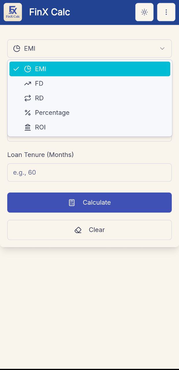 FinX Calc screenshot 1