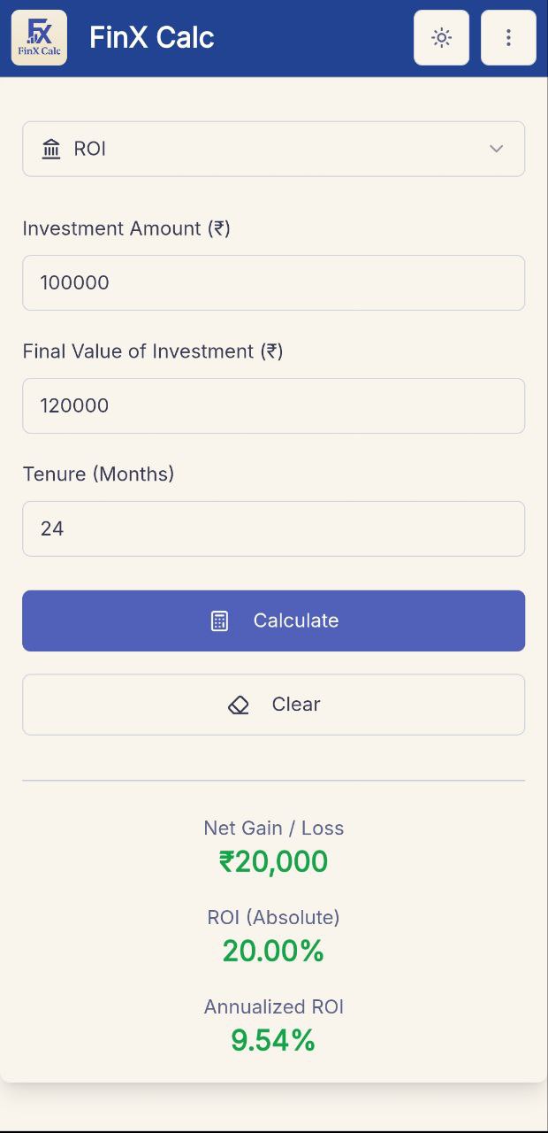 FinX Calc screenshot 5